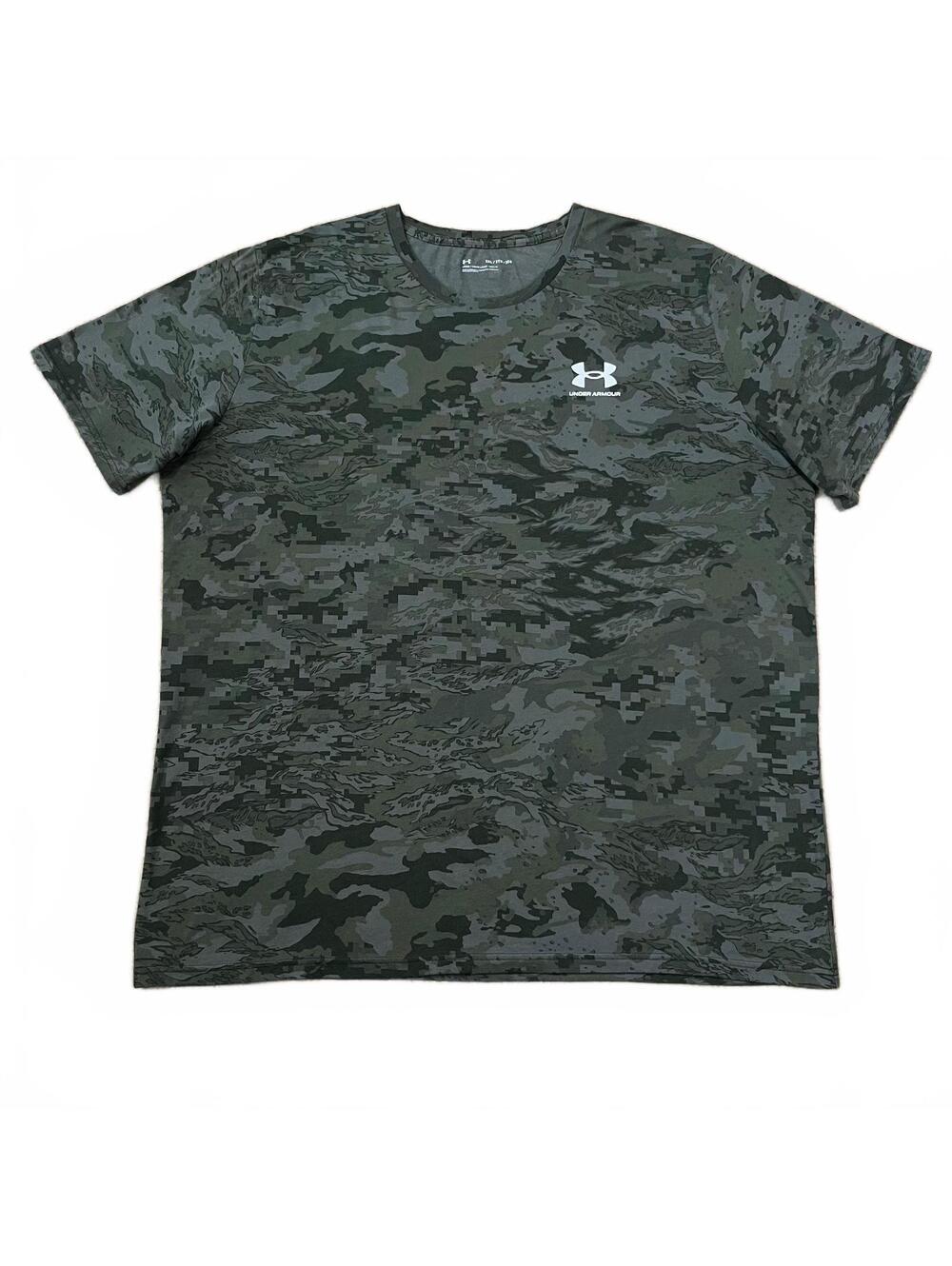 Under Armour Mens ABC Camo T Shirt Green Size 3XL